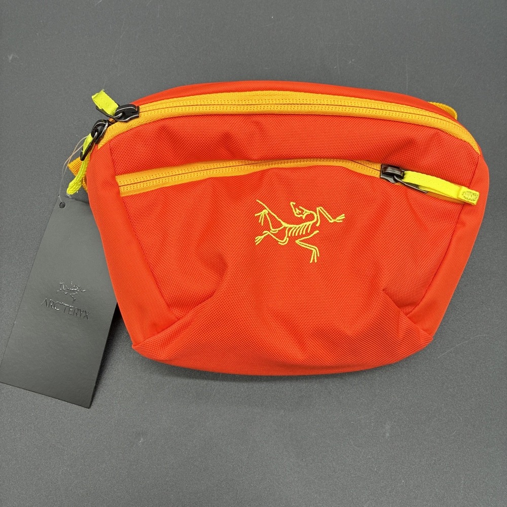 Arc'teryx Mantis 1 Waist Pack Orange Solaris/ Edziza Crossbody Fanny Pack NWT